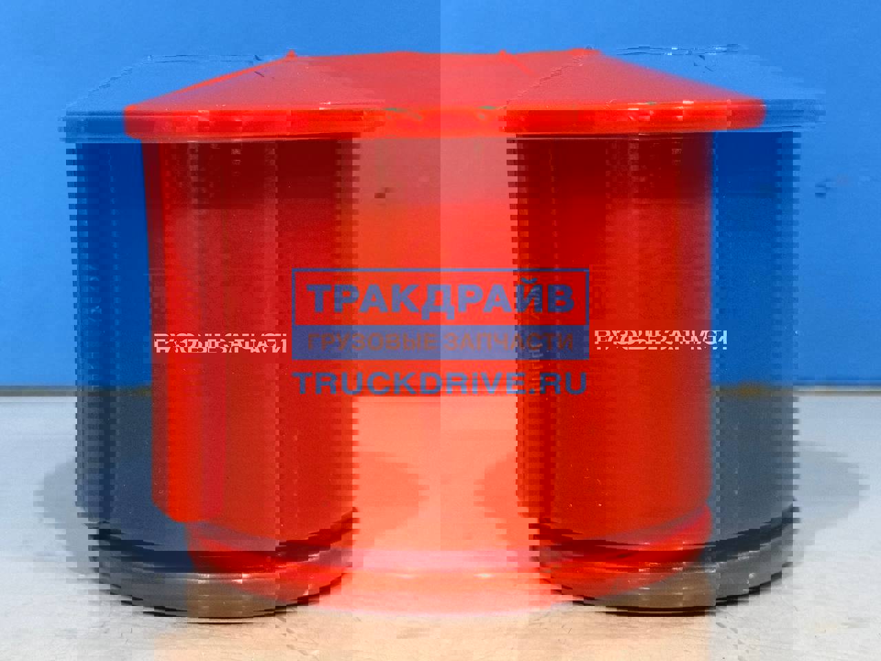 Фото ПТП PTP001369 втулка стабилизатора 45*76 мм для автомобилей КАМАЗ (ЕВРО-1,2,3), НЕФАЗ красн полиуретан