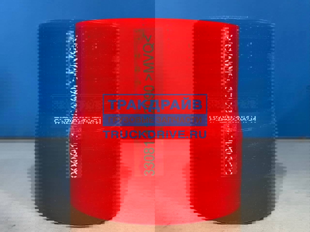 Фото ПТП PTP002046 патрубок интеркулера D=64*70 мм, L=70 мм САДКO красный силикон 