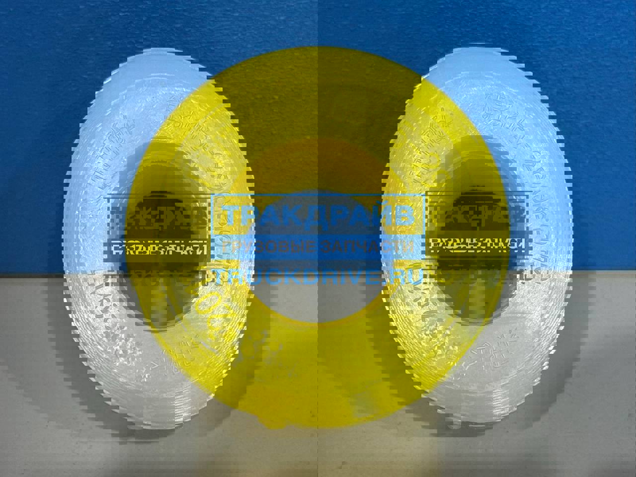 Фото ПТП PTP023739 втулка стабилизатора 23*36 мм. для КАМАЗ,УРАЛА,МАЗ,ПАЗ жёлтый полиуретан