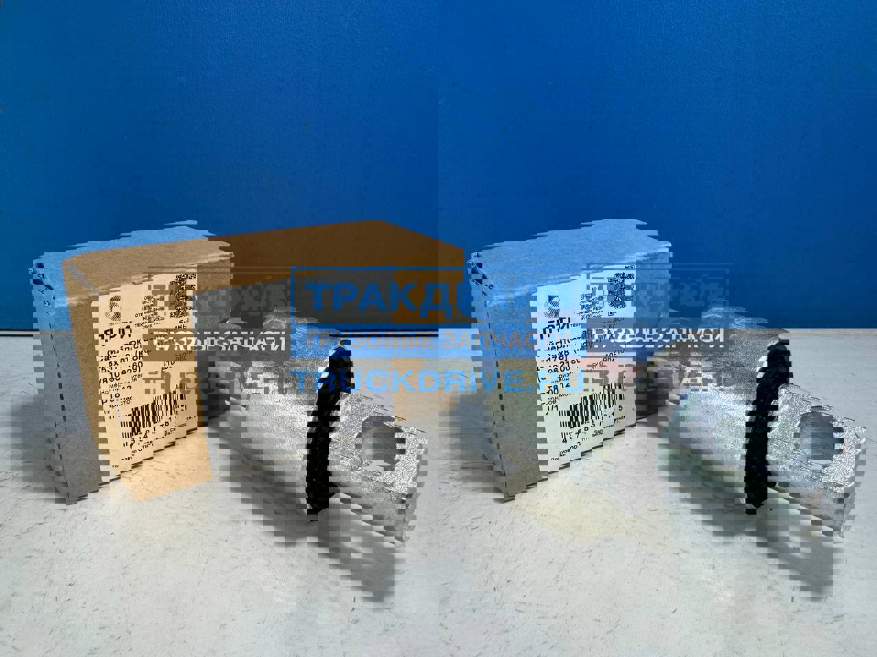 Фото ПТРТИ РТ80012 сайлентблок стабилизатора кабины [53x17x88] для MAN, SITRAK, HOWO (конфетка)