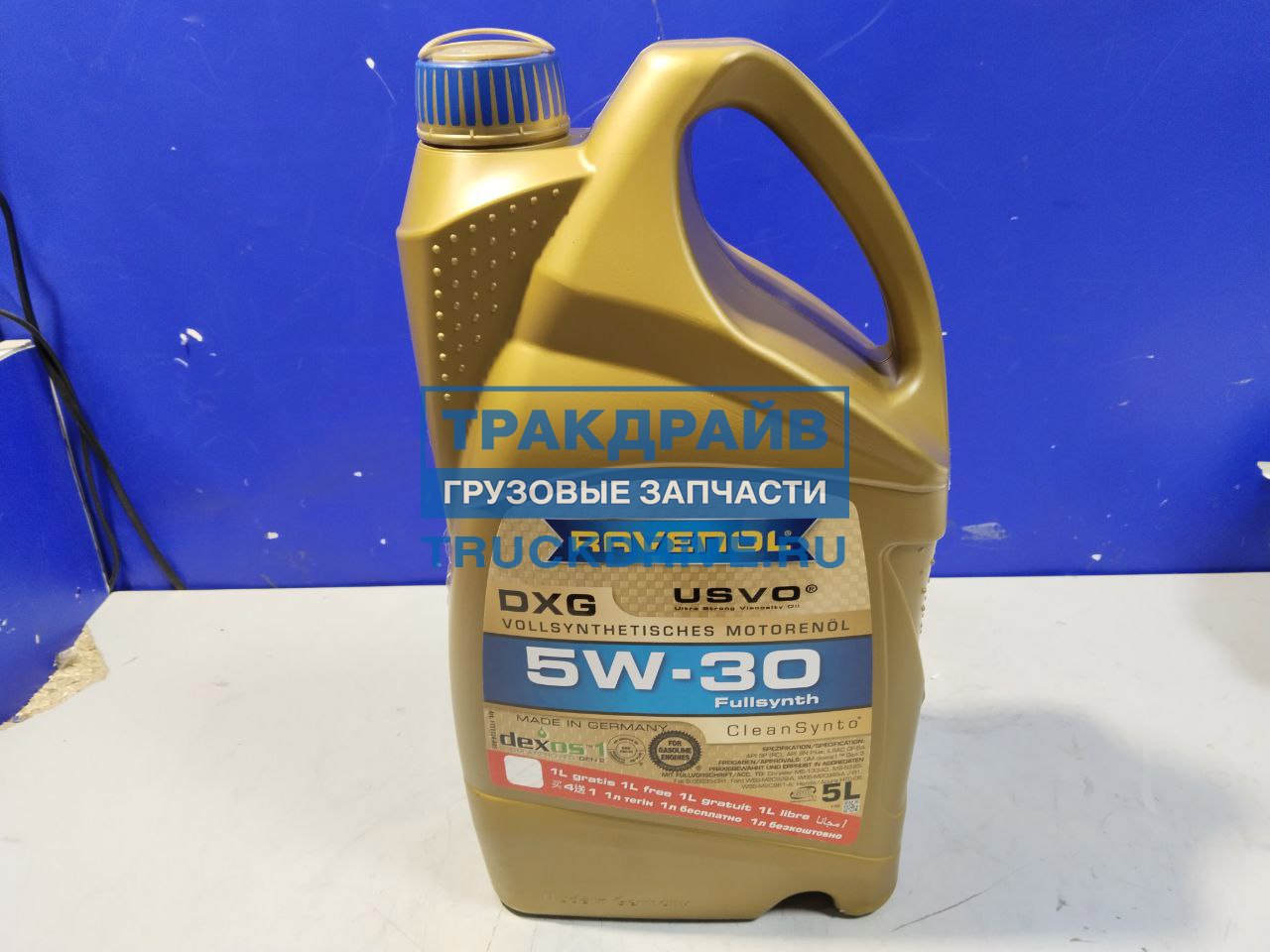 Фото RAVENOL 1111124A0501909 моторное масло Ravenol DXG SAE 5W-30 (5 л) 4+1