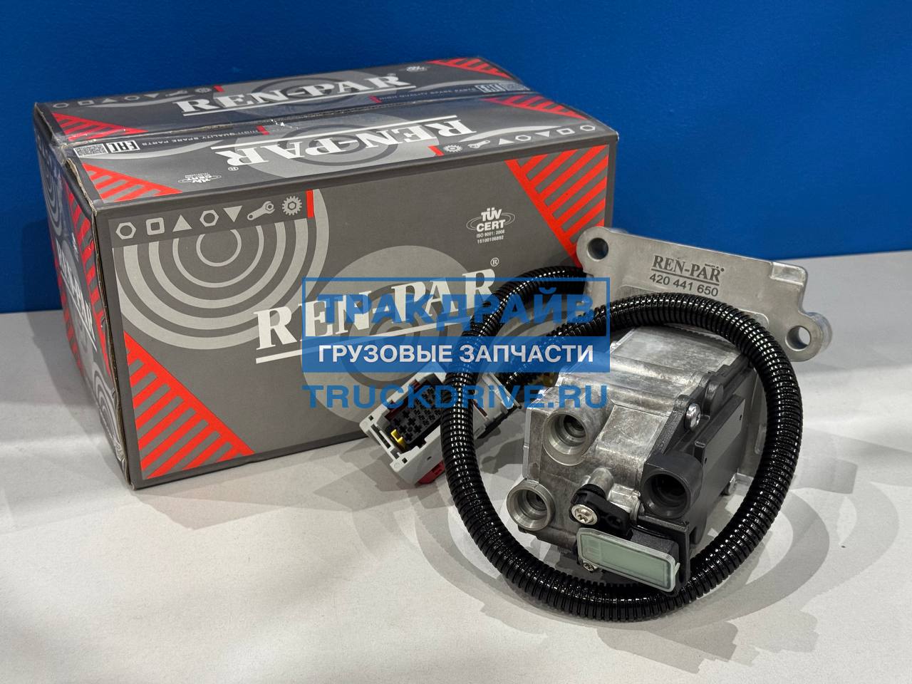 Фото REN-PAR 420441650 электромагнитный клапан КПП для Volvo FH4 FM4 FE3 Euro6