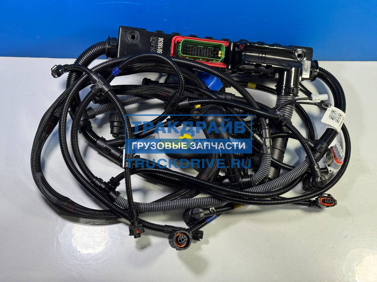 Фото REN-PAR 785018636 жгут проводки с разъемами Volvo FH13 FM13 двигателя D13 (от форсунок - к блоку управления ДВС)