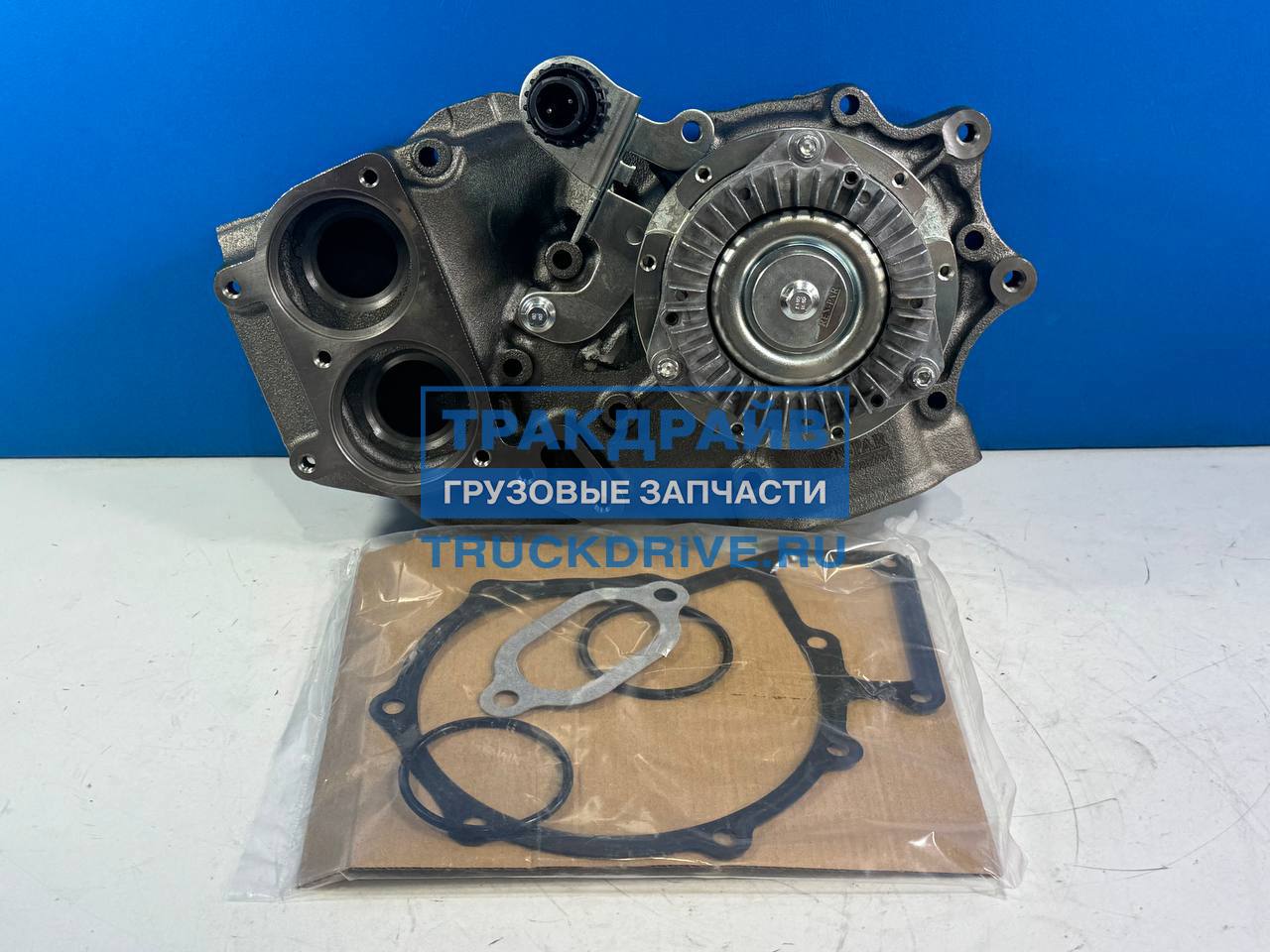Фото REN-PAR R5412002701 помпа с вискомуфтой для грузовиков Мерседес Актрос MP4 без ретардера 6