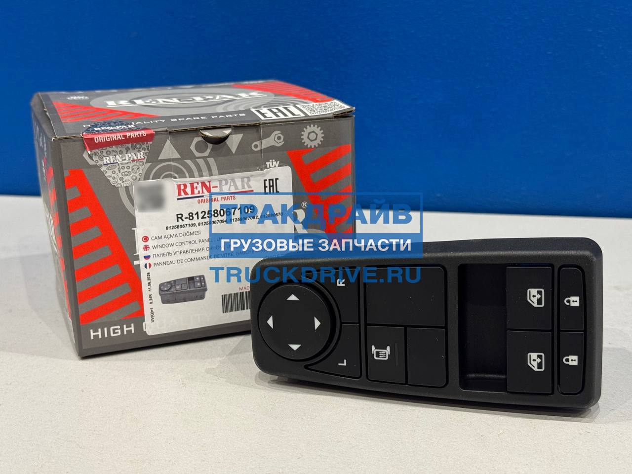 Фото REN-PAR R81258067109 блок управления стеклоподъемника для Man TGA TGX TGS