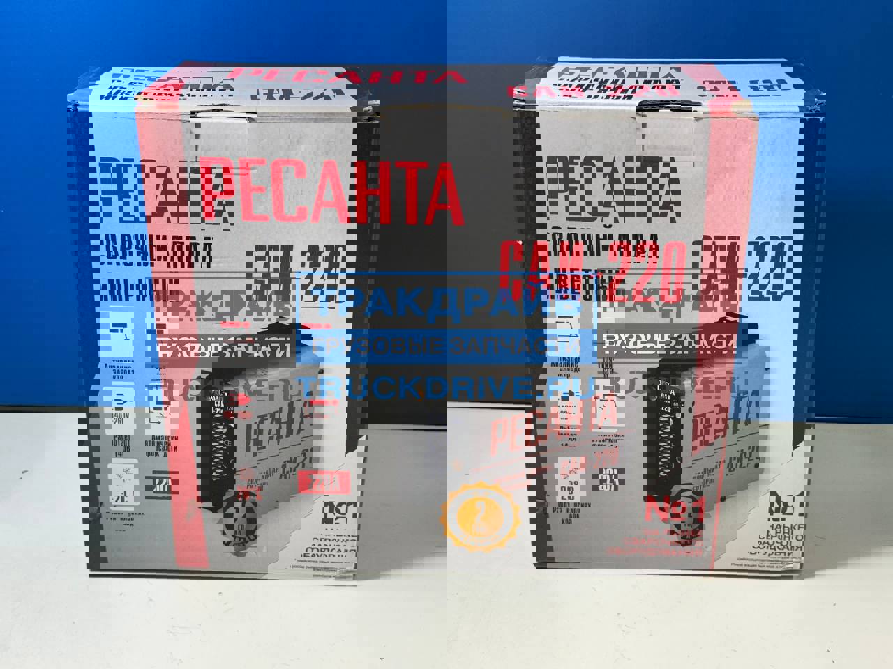 Фото РЕСАНТА САИ220 аппарат сварочный 6.6кВт 10-220А d=2.0-5.0 180-240В инвертор