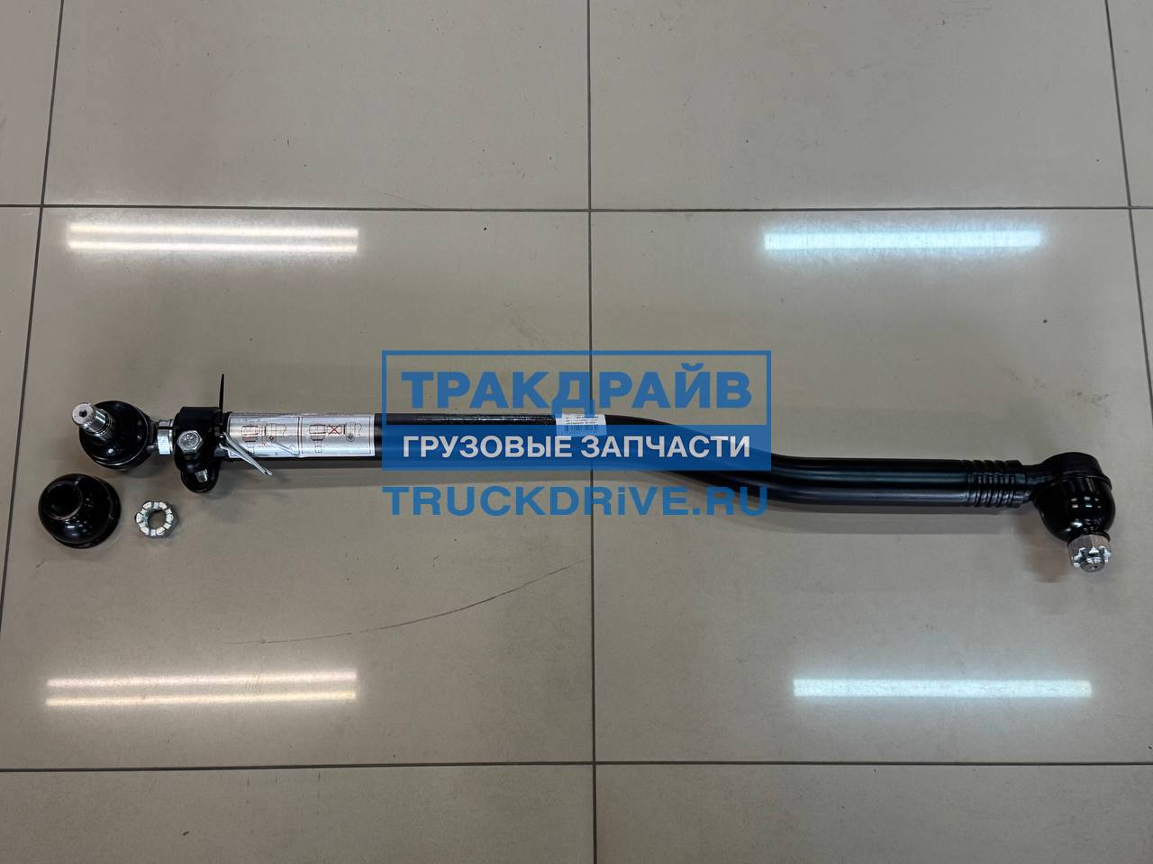 Фото ROSTAR 180341401086 тяга рулевая продольная HOWO T5G TX 6х4 кривая