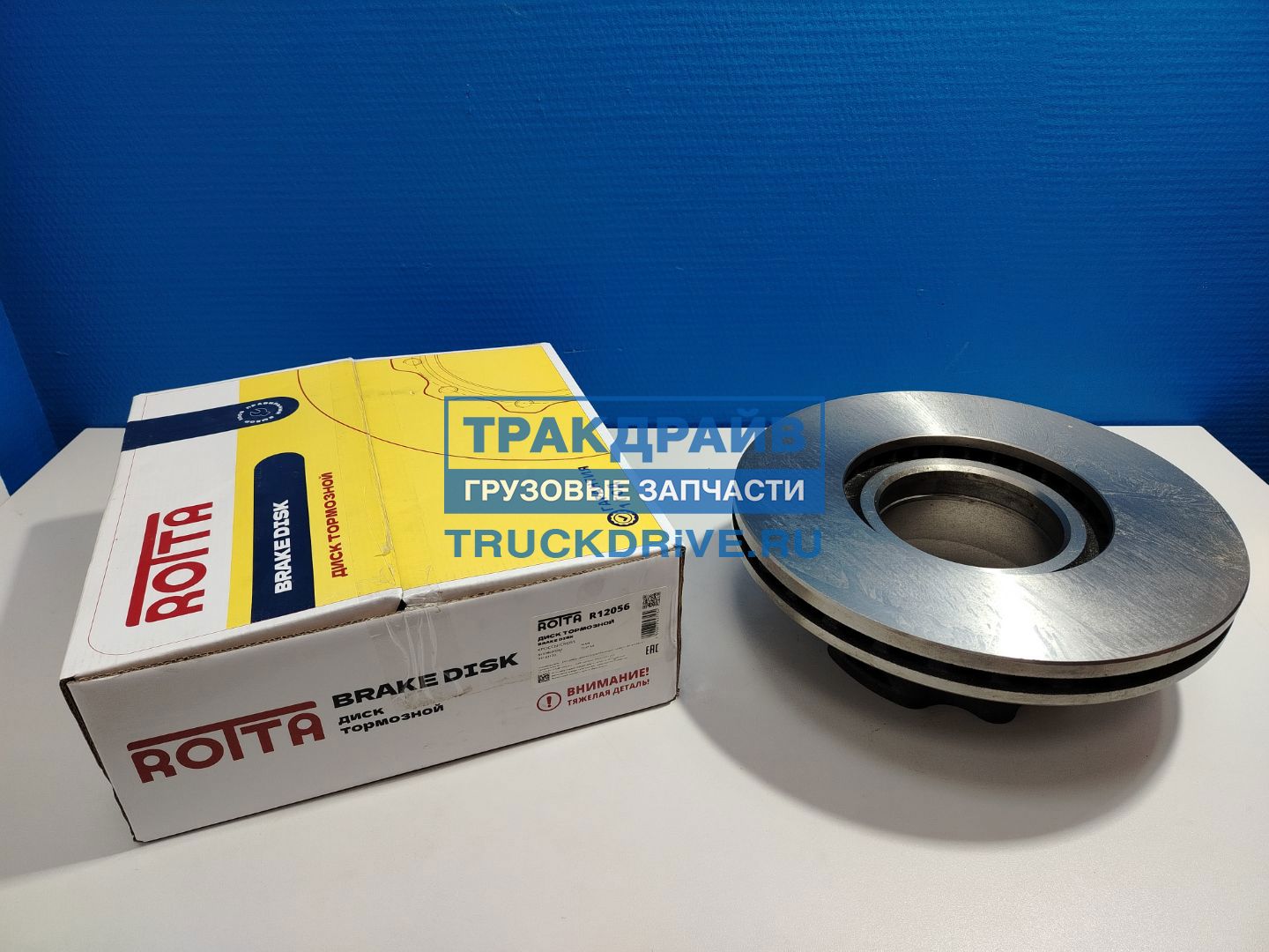 Фото ROTTA R12056 задний тормозной диск для Man TGL