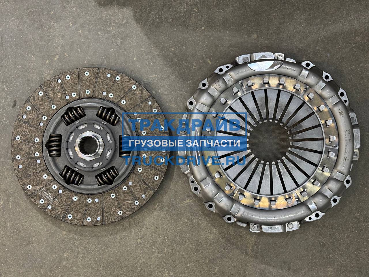 Фото SACHS 3400700563 комплект сцепления Мерседес Актрос Мп4 Мп5 530 л.с 2600 Нм без выжимного