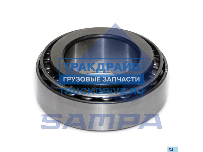 Фото SAMPA 010406 подшипник ступицы IVECO MERCEDES SAF (55х100х35мм) SAMPA