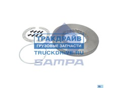 Фото SAMPA 0312111 диск тормозной Вольво ФШ 12 16 невентилируемый (с монтажным комплектом)