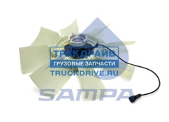 Фото SAMPA 03211101 термомуфта для грузовика Вольво FH NEW 8 лопастей D-750mm