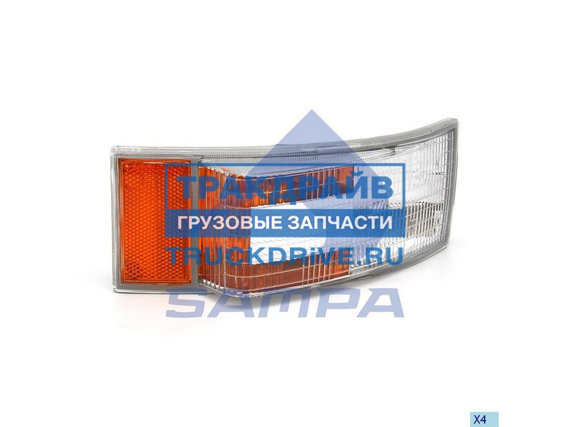 Поворотник Volvo FH12 (белый, без габарита) 035.168 SAMPA купить недорого