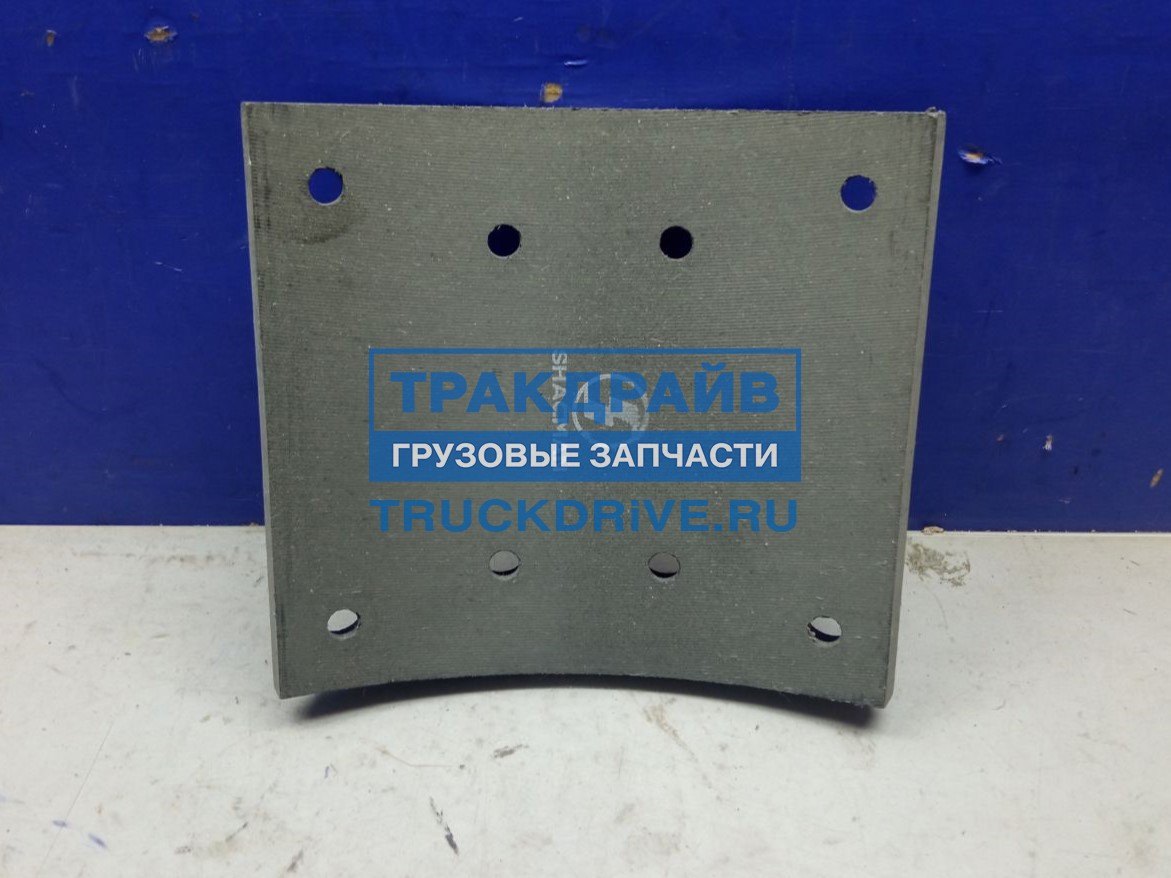 Фото SHACMAN 81502210535WX накладка тормозная передняя 2 8 отв. для SHACMAN X5000 X3000 