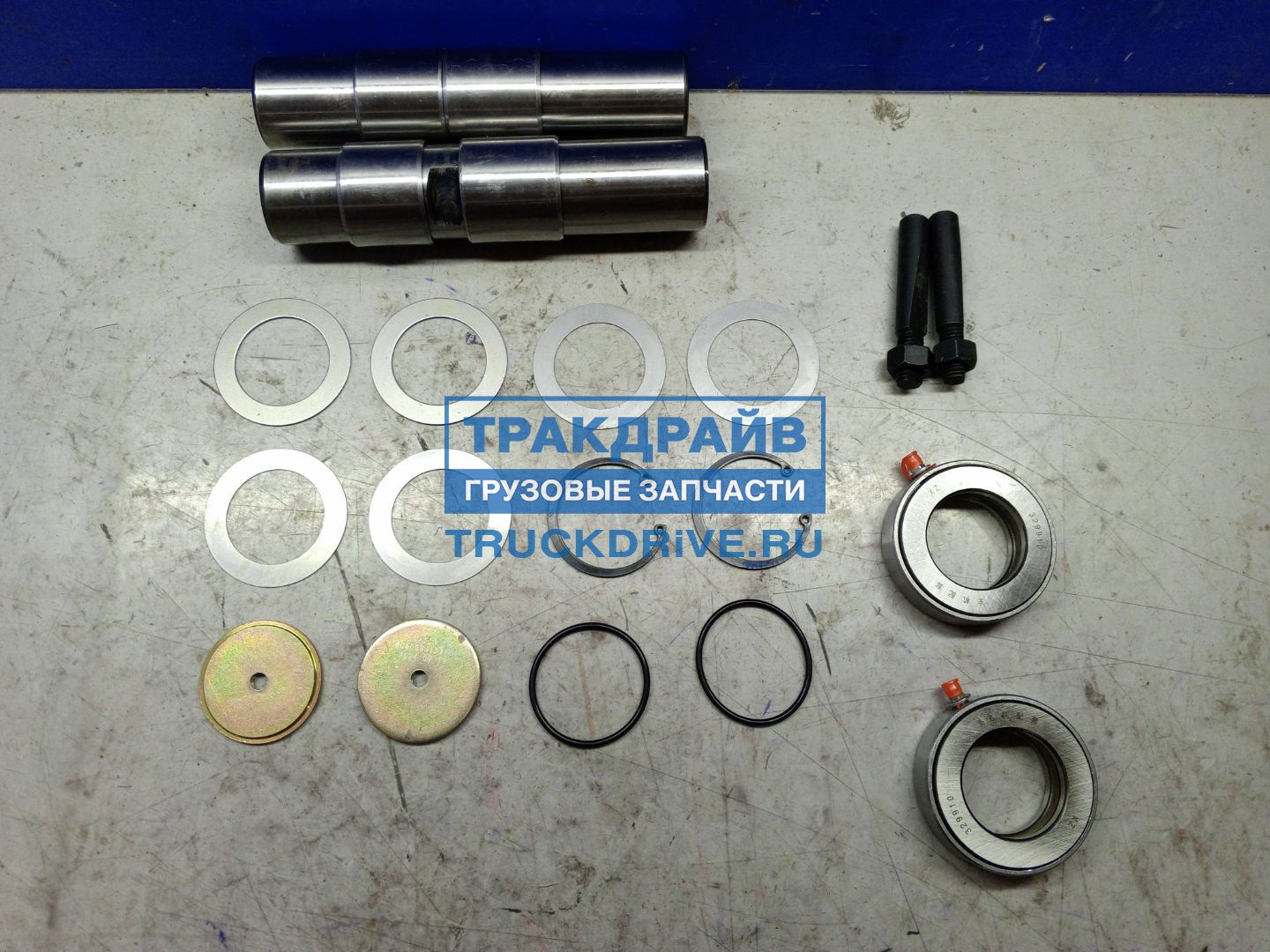 Фото SHAFT-GEAR WG4071415005XLB ремкомплект шкворней на ось балка VGD71 Howo T5G
