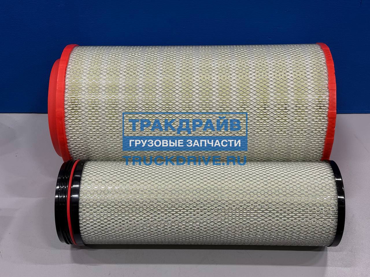 Фото SITRAK K2652 фильтр воздушный Хово T5G (комплект основной+вставка; не оригинал)