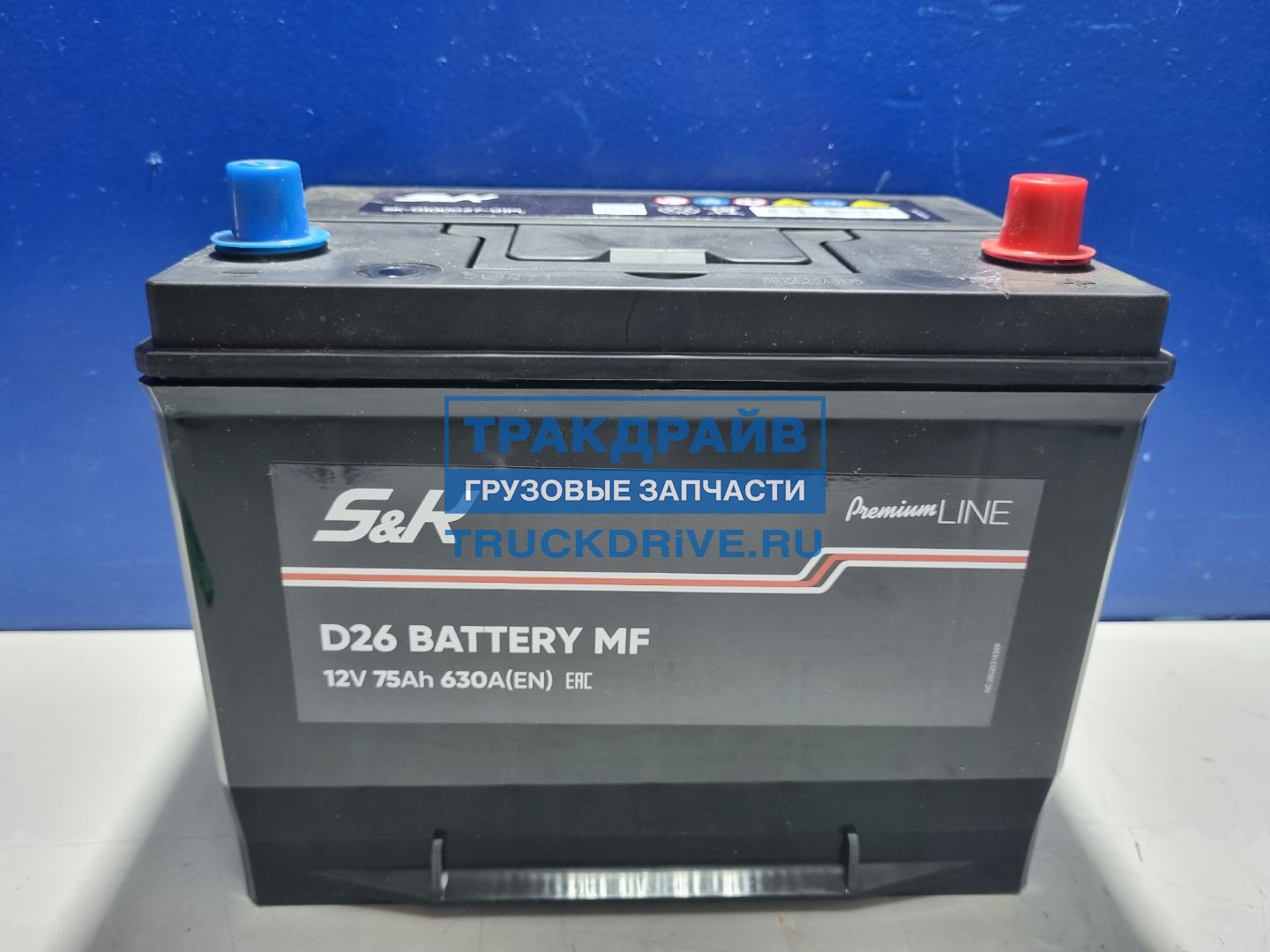 Фото S&K SK010002701PL аккумулятор Premium Line 630A 12V 75Ah