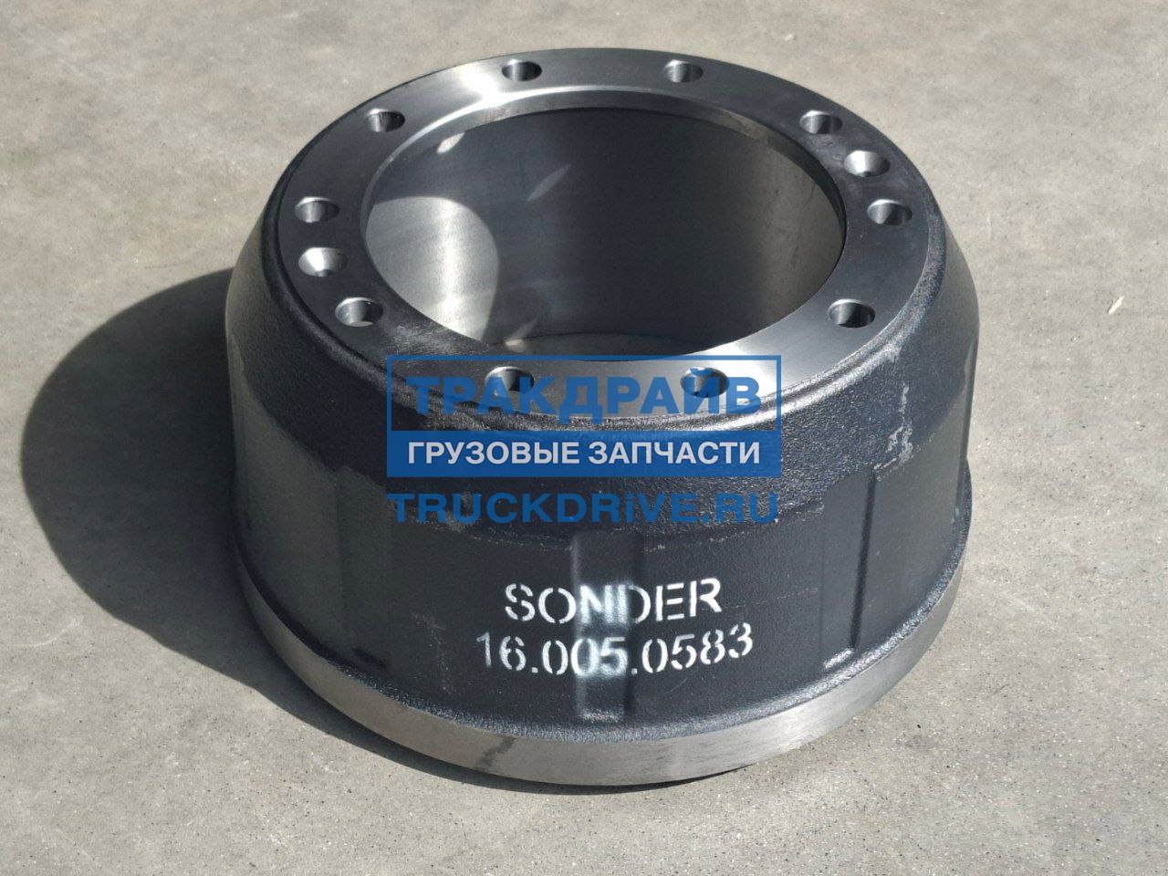 Фото SONDER 160050583 тормозной барабан под ступицу с блок-подшипником для Тонар 420х180х192 мм