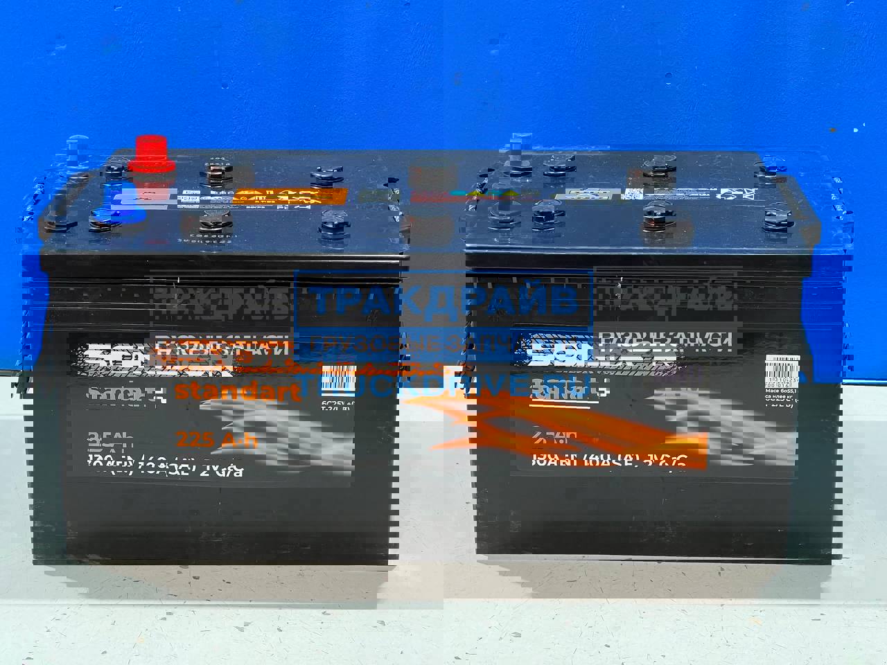 Аккумулятор 225Ah 12V 1300А + слева обратная полярность Standart ...