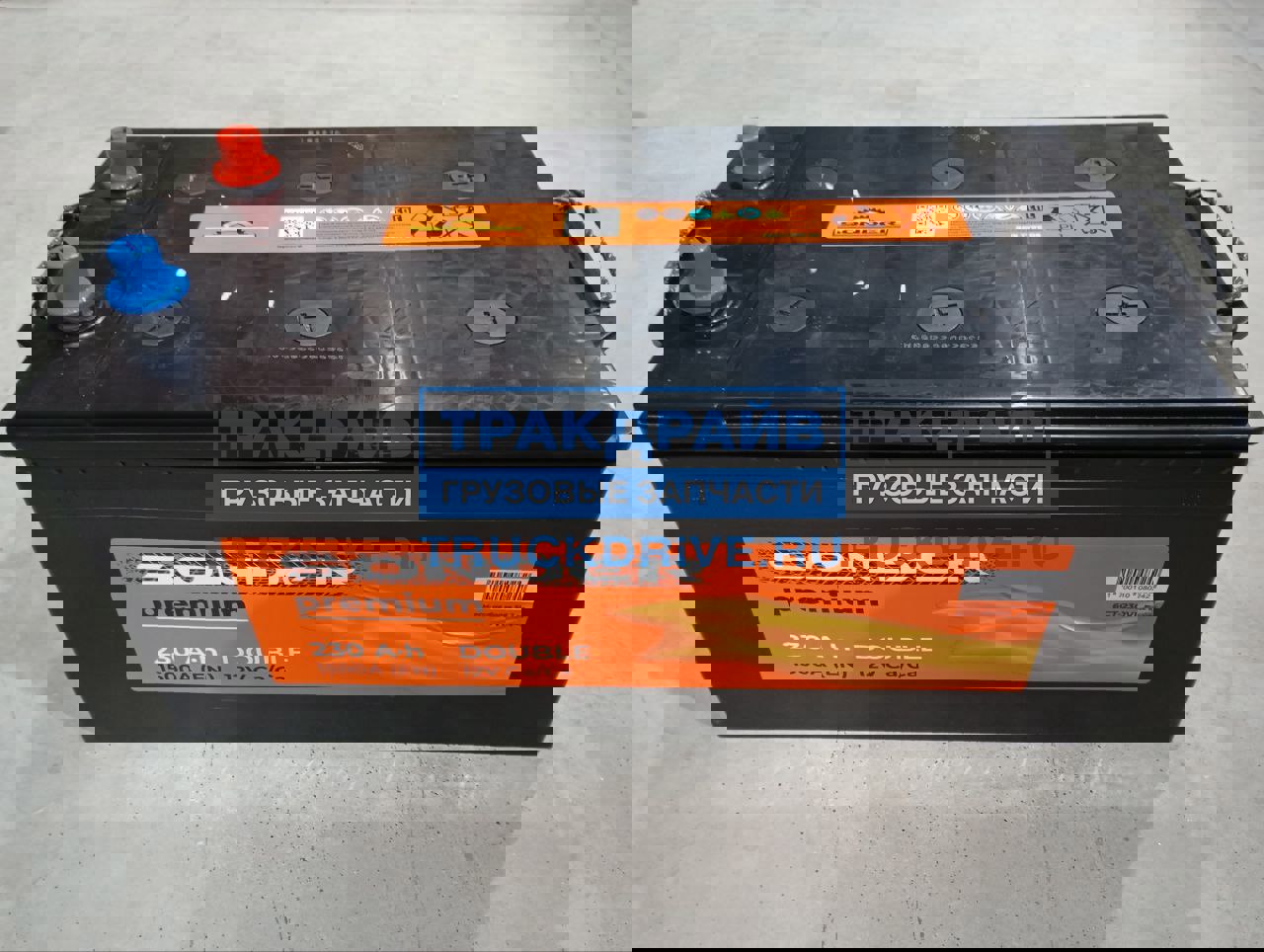 Фото SONDER 170011008 аккумулятор Premium 230Ah 1500А + справа 518x276x242 DOUBLE (крышки утоплены в корпус) 3