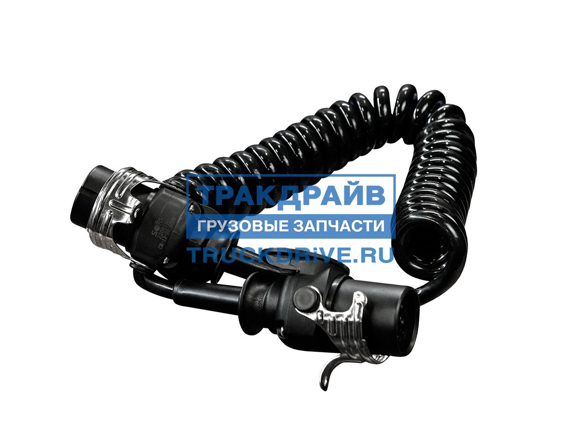 Фото SORL CM13052020 кабель питания спиральный 7 полюсов 4,5м (4460087000)