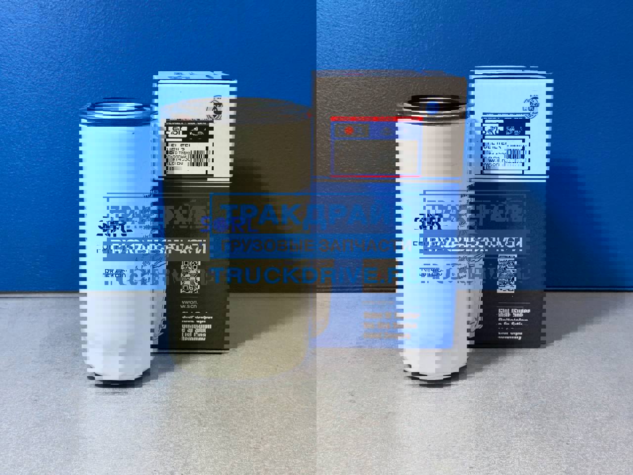 Фото SORL RL6141BC30 фильтр топливный для грузовиков DAF LF45/55 CF65 Iveco Eurocargo M20x1.5 с мото