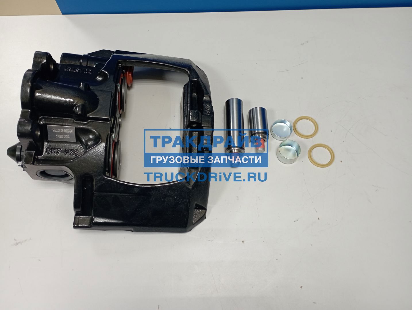 Фото STELLOX 0591202SX скоба дискового тормоза K012634 BPW, SAF 22.5' 2