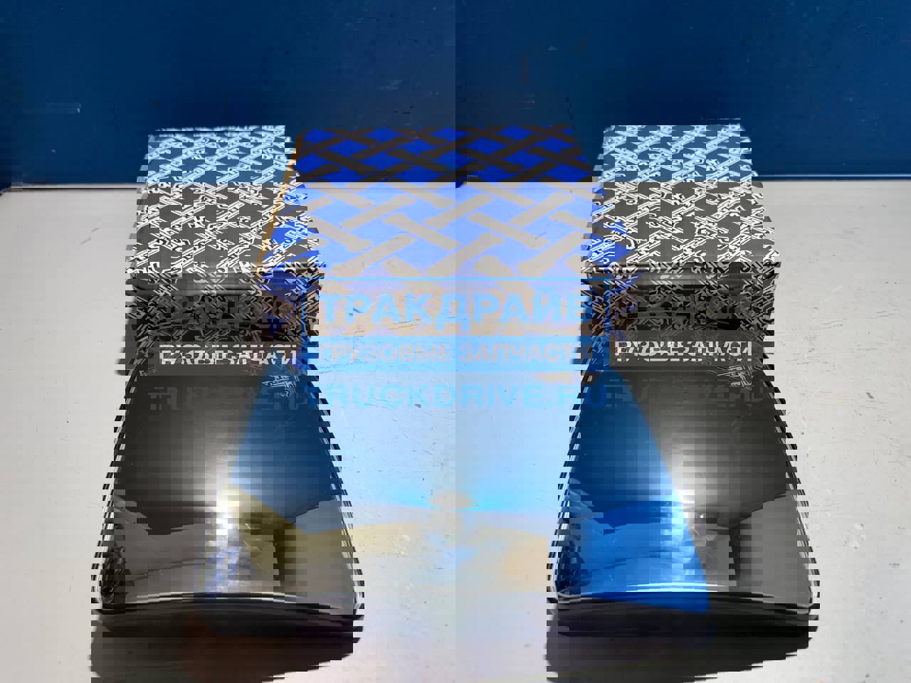 Фото STELLOX 8730233SX стекло зеркала двойного левого MAN TGS TGX с обогревом 24V 197x181x42 мм