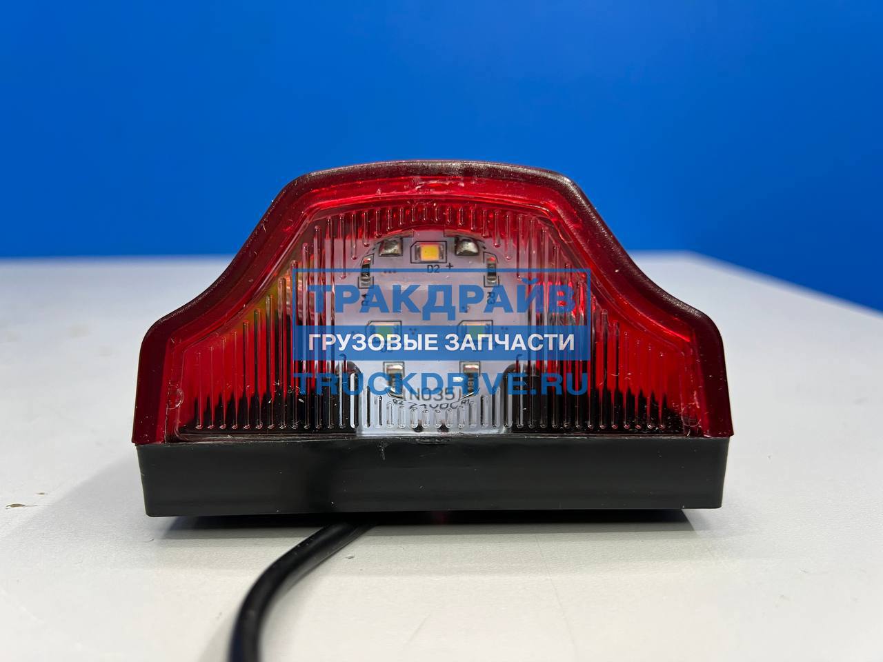 Фонарь LED подсветки номера для грузовиков, красный корпус ПН2-0102 LED  ТЕХАВТОСВЕТ купить недорого