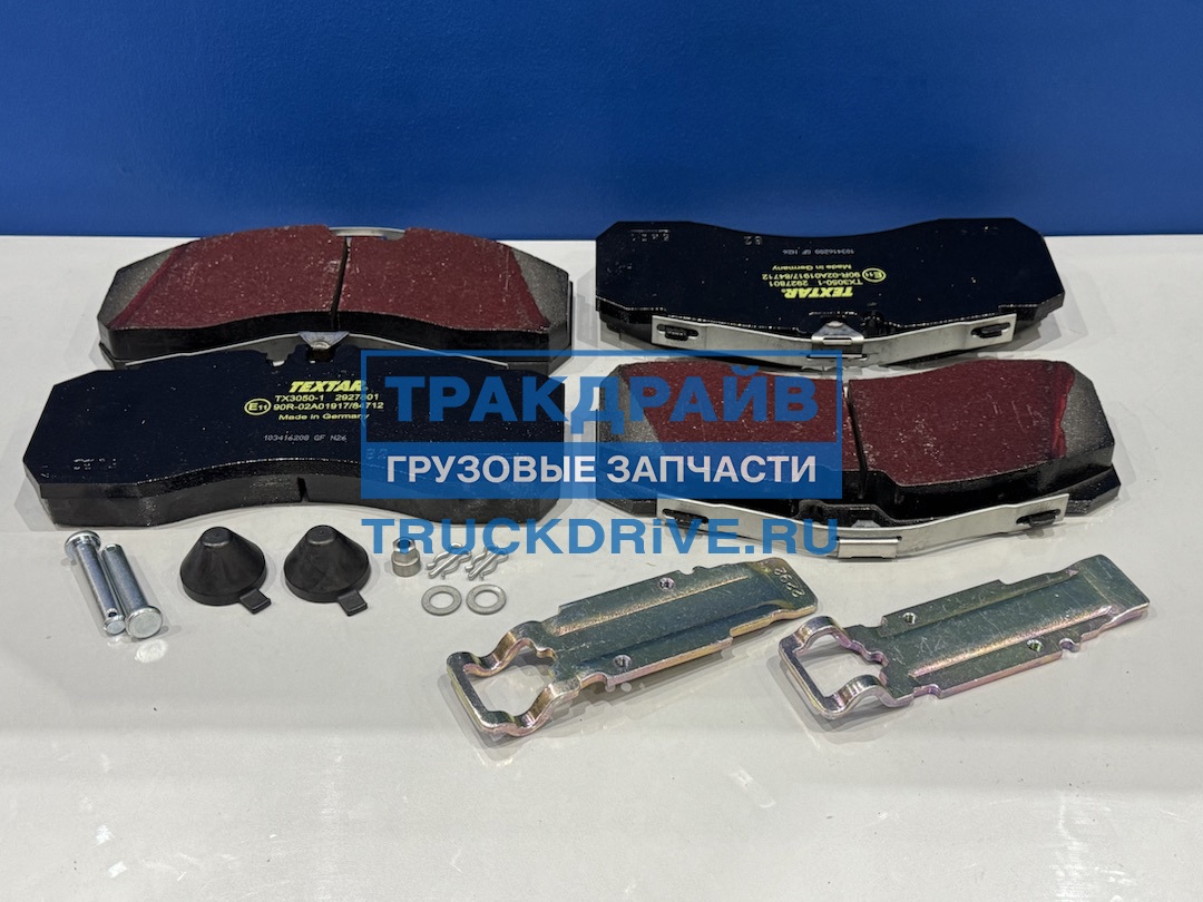 Фото TEXTAR 2927801 колодки тормозные дисковые WVA 29278 для автомобилей Iveco Man Mercedes Scania