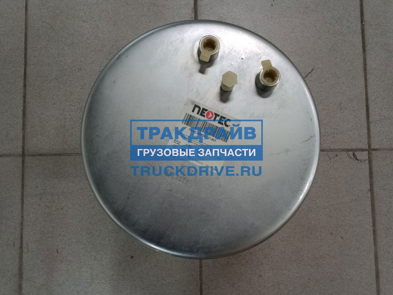 Подушка воздушная MAN TGA TGS TGX со стаканом 2 штуц.M16 смещ.84