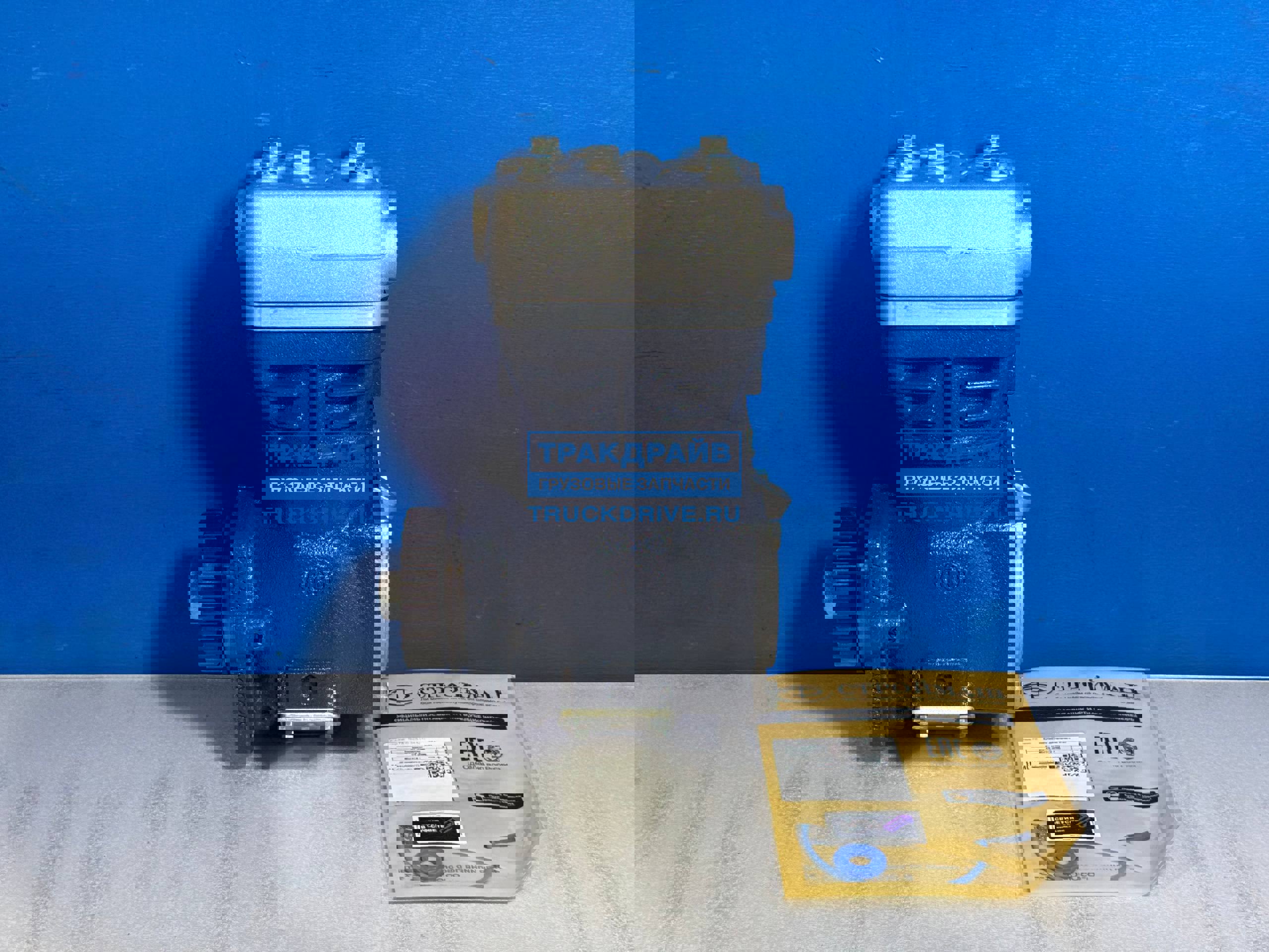 Фото TOLVO K039634N50 компрессор КАМАЗ К3 6520 1 цилиндровый 380л/мин. Н/О (с 2011г.) (бывший KNORR)