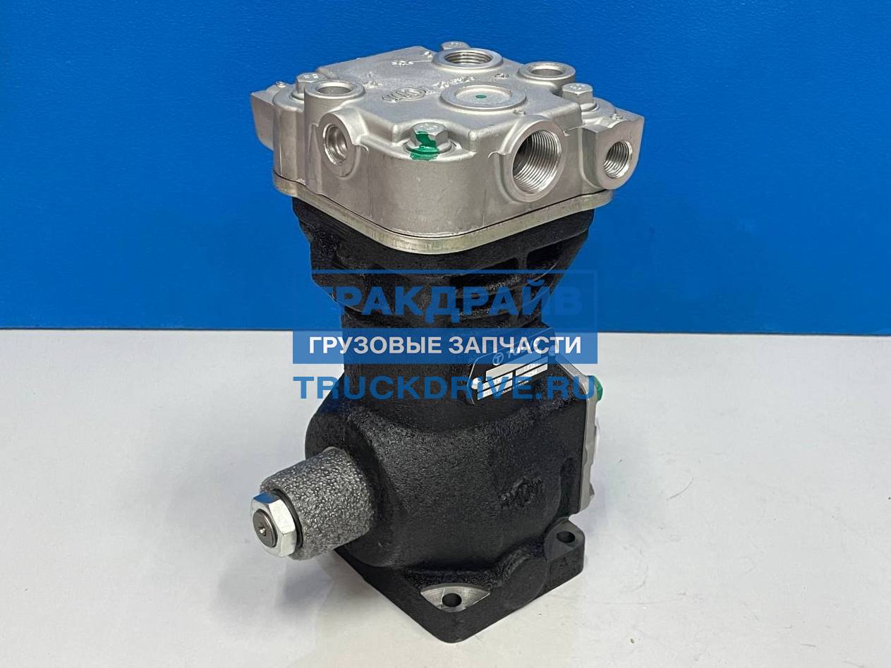 Фото TOLVO K097490N50 компрессор ПАЗ КАВЗ двигатель ЗМЗ-523 ММЗ-245 (1 цилиндровый) без шкива 225л/мин. (бывш.KNORR)
