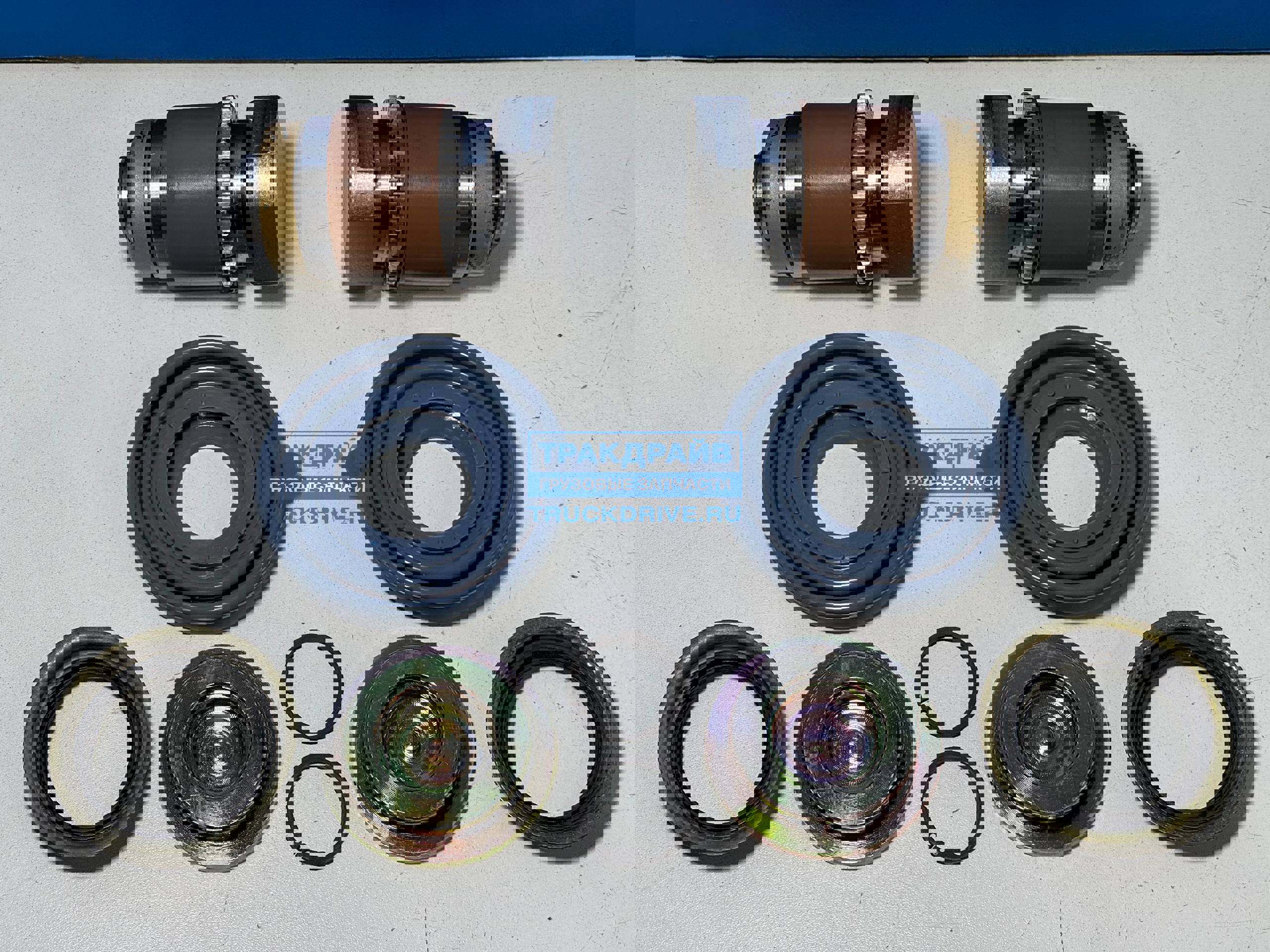 Фото TOPCOVER T08737005 ремкомплект переднего суппорта Вольво фш 12 (1993-1999) передний задний левы