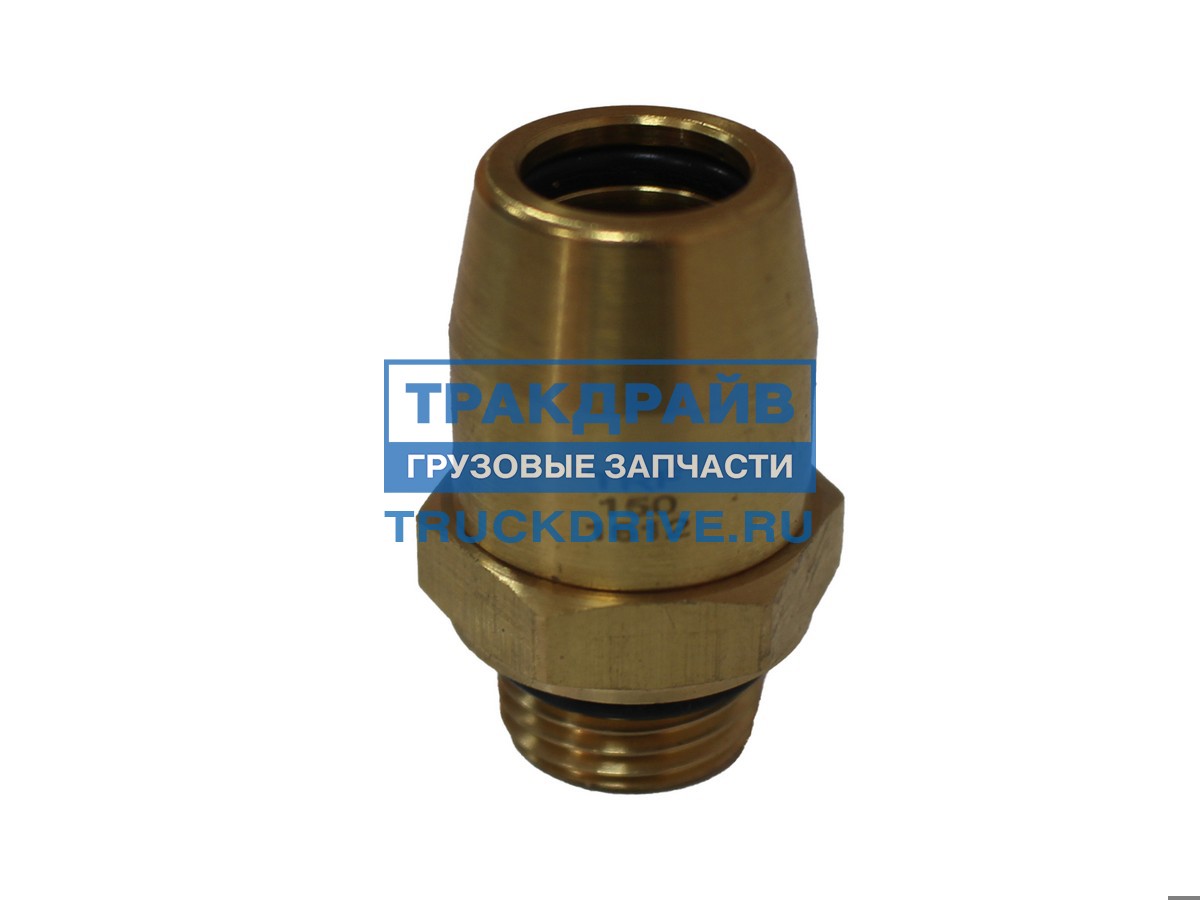 Фото TRF TRF1501612 соединитель прямой M16x1.5-D12x1.5 TRF латунь TRF-тип (в уп. 10шт)