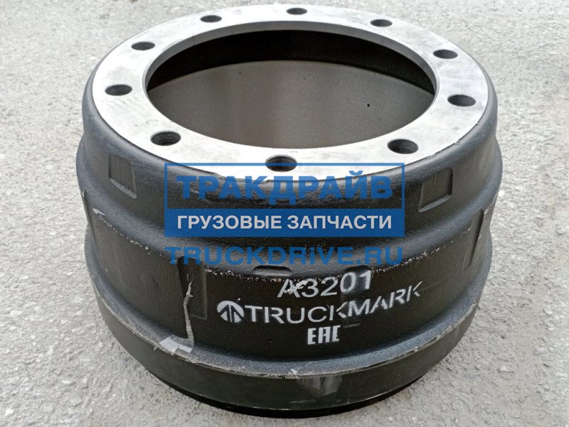 Фото TRUCKMARK А3201 барабан тормозной прицеп 12т ось L1