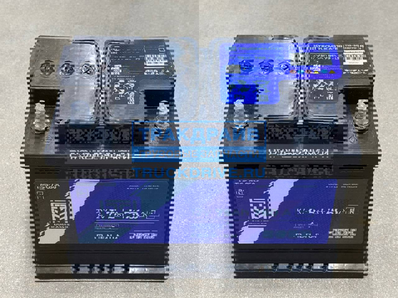 Фото TRUCKMASTER TM5506500 аккумулятор Премиум 12V 65Ah 520A 230х175х223 Крепление B01 поляр.0