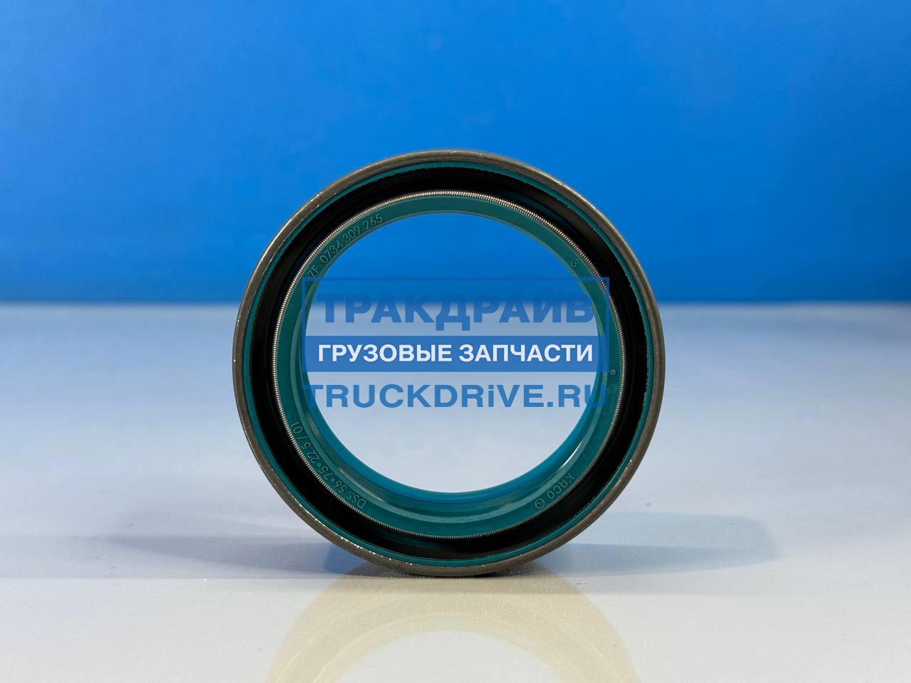Фото VOLVO 22721079 сальник фланца ступицы переднего моста Volvo FM9 FM12 FL10 FL12 56x75x22 мм
