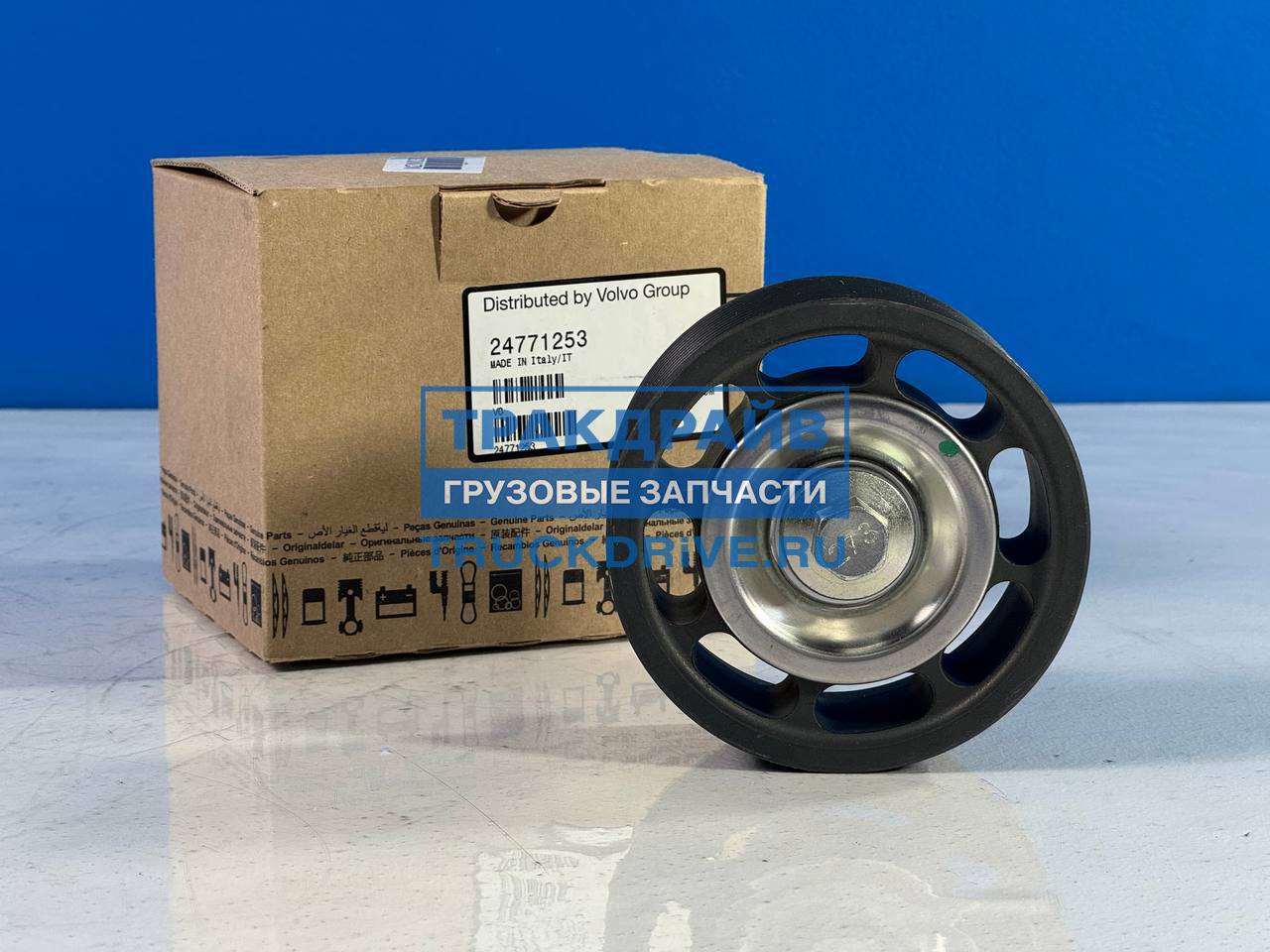 Фото VOLVO 24771253 ролик натяжителя ремня для Volvo FH4 FM4