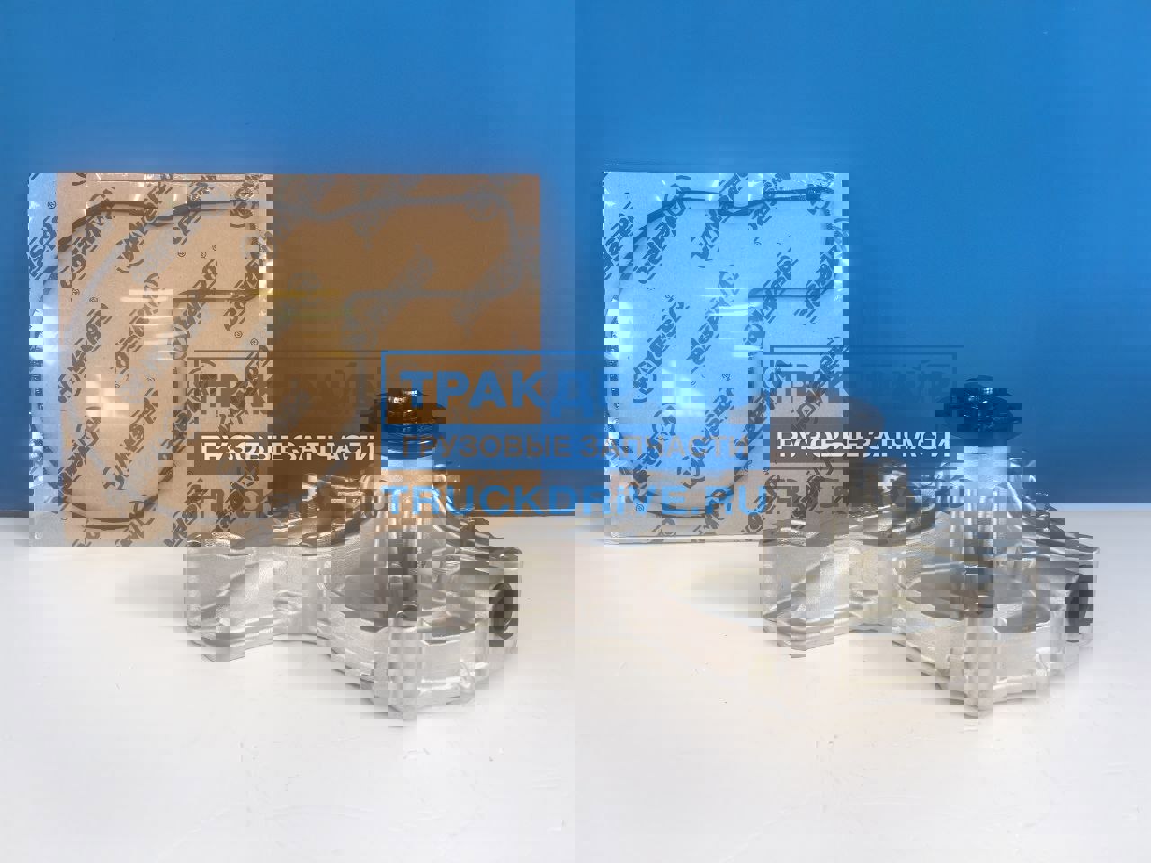 Фото WASPO 7137701 насос водяной с прокладкой для Volvo FH FM двигатель D9 D13 D16