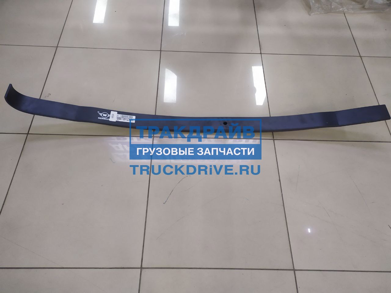 Фото WEWELER F088T391ZA01 подкоренной лист ресоры Ман 3-х листовой рессоры 925*740*90 мм