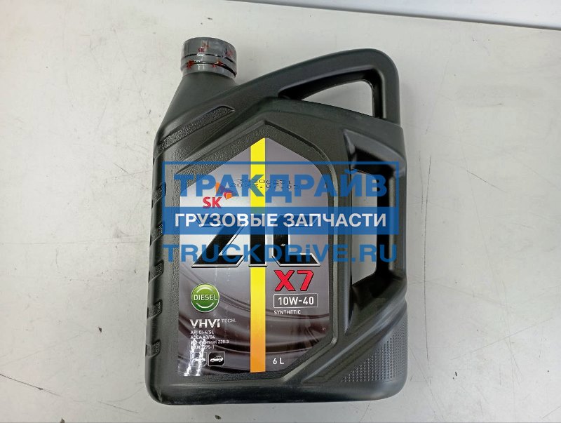Фото ZIC 172607 масло моторное ZIC X7 DIESEL 10W40 API CI-4-SL, ACEA E7-B3-B4 6л