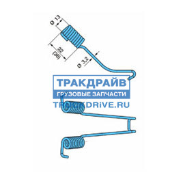Пружина тормозных колодок 18