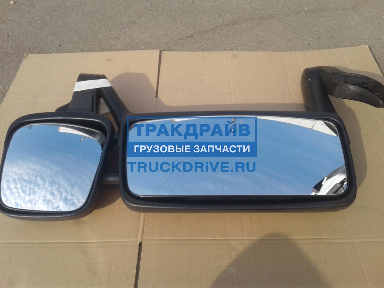 Зеркало правое Volvo FH FM с 2007 г двойное с электрорегулировкой и ...